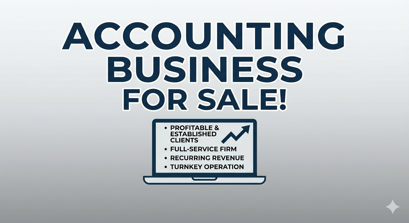 Fully Remote Bookkeeping, Accounting, & Tax Practice For Sale – 72% Net Margin