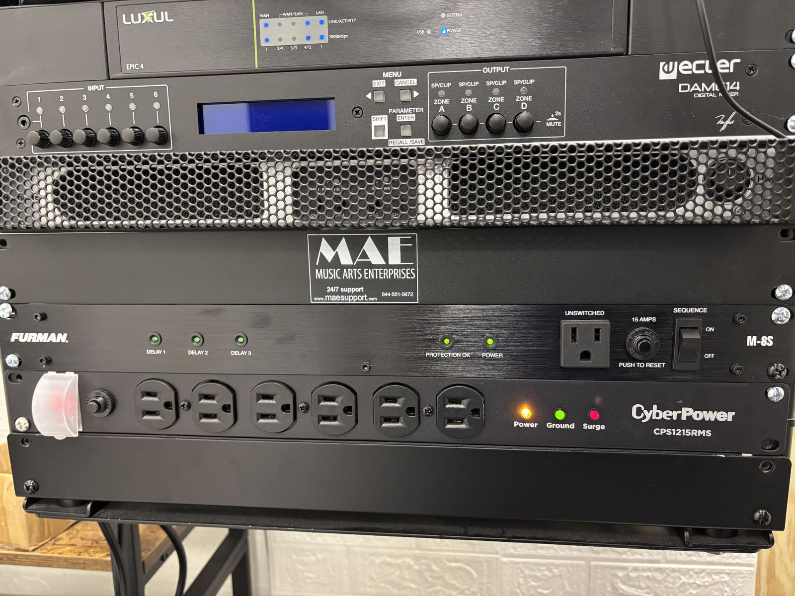 Commercial Audio + CCTV Rack System – 2 Years Old – $6,000 OBO – Riverton