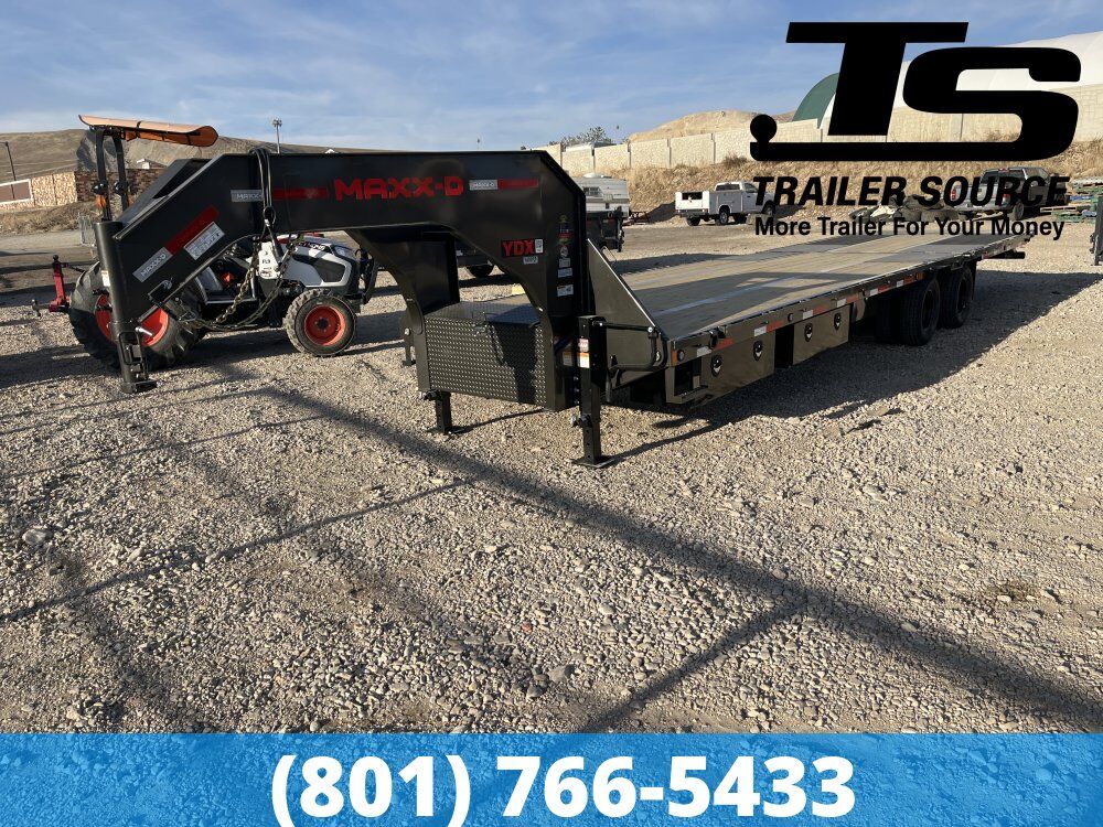 8.5x32 Maxx-D YDX Gooseneck Equipment Trailer - 25.9K GVWR - HDSS Suspension, Hydraulic Disc Brakes