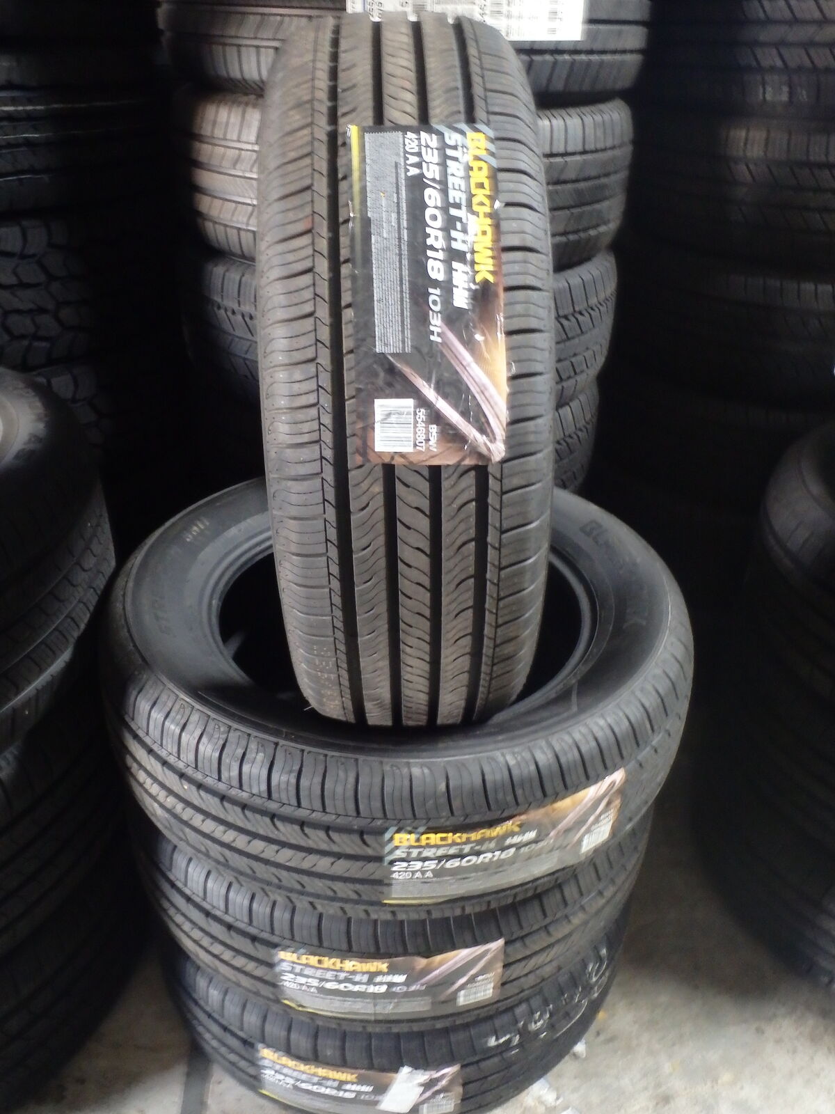 235/60R18 BLACKHAWK STREETH HH11 SET OF BRAND NEW TIRES