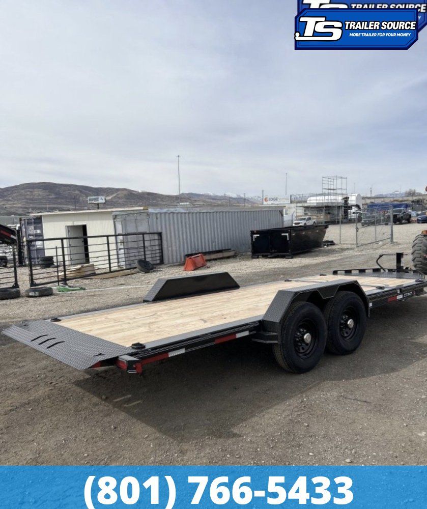 7x20 Double A Pro Series CT Tilt Trailer - 15.4K GVWR -
