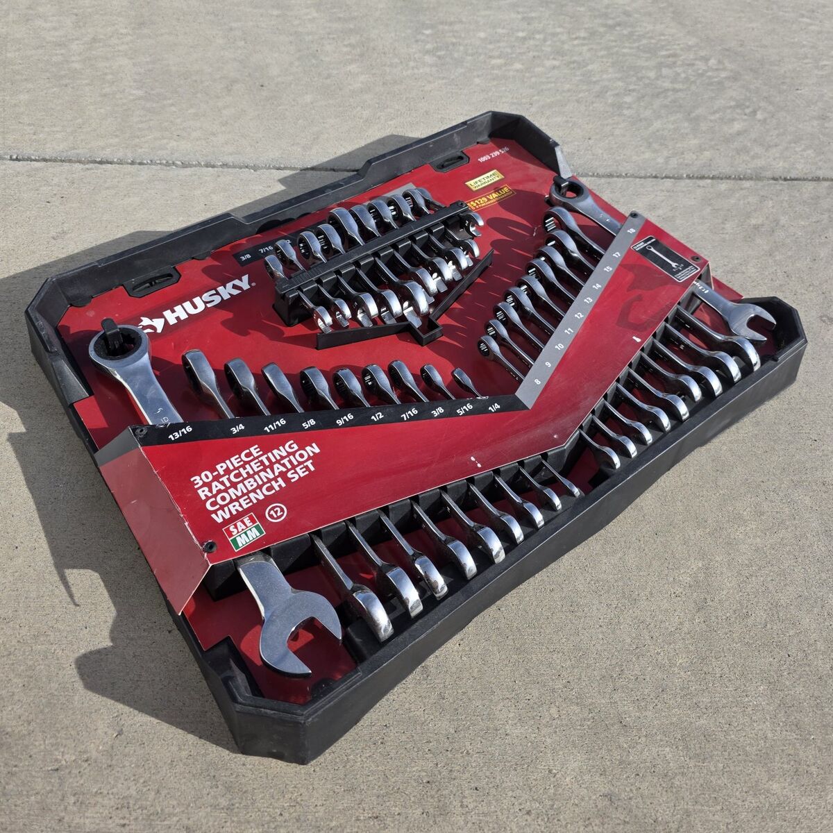 Husky Wratcheting Wrench Set