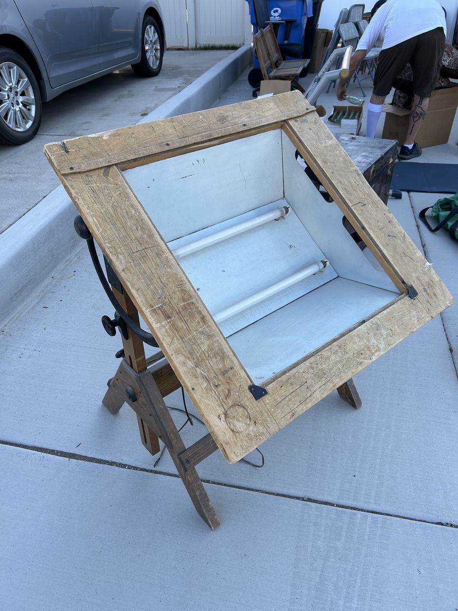 Classic Old Light Table