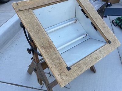 Classic Old Light Table