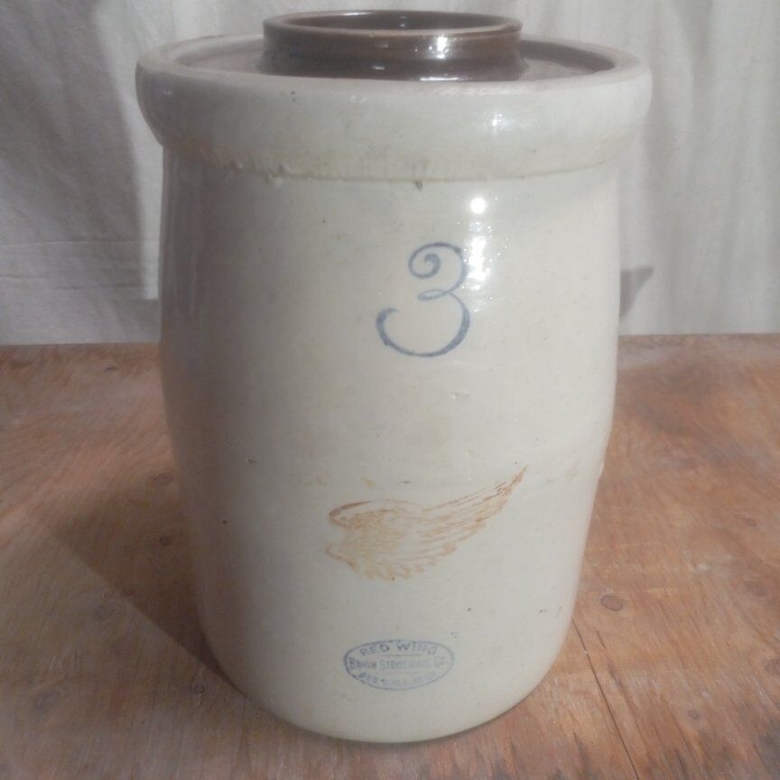3 Gallon Red Wing Churn