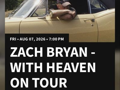 Zach Bryan Floor Tickets