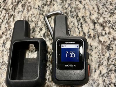 Garmin inReach Mini Satellite Communicator with Protective Case and Carabiner