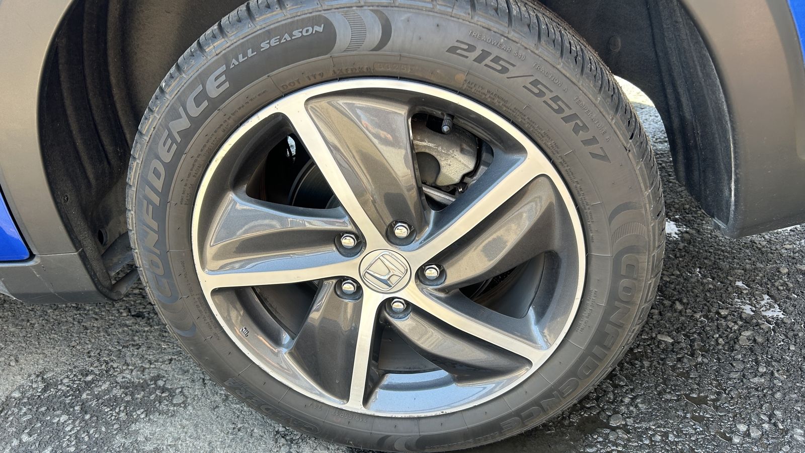 17” Honda wheels and tires