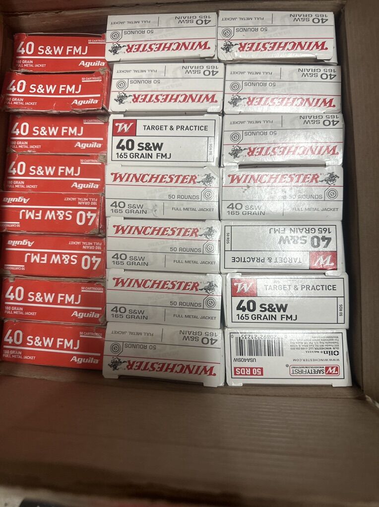 40 Cal Rounds $600 For 1500 Rounds