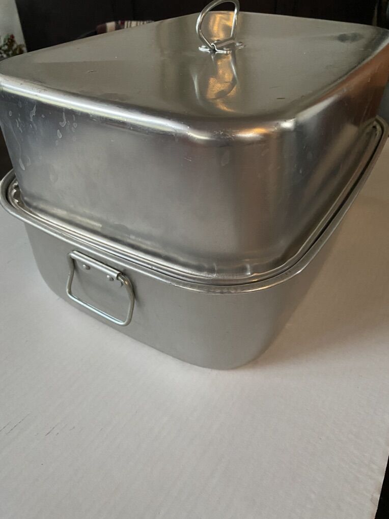 Mirro Aluminum Roasting Pan With Lid 17Lx12W