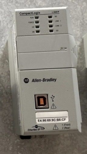Allen-Bradley CompactLogix L30ER 1769-L30ER 1MB Ethernet IP Controller PLC