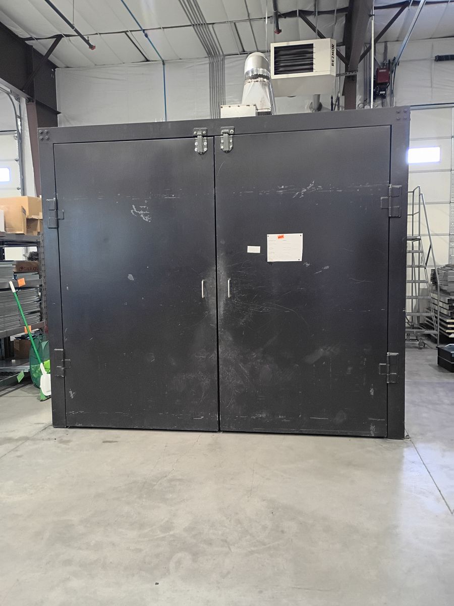 8x10x8 Gas powder coating oven