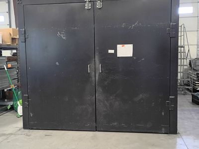 8x10x8 Gas powder coating oven