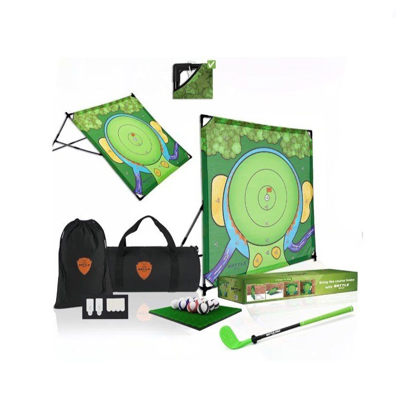 NEW-Battle Golf Portable Chipping Practice/Game