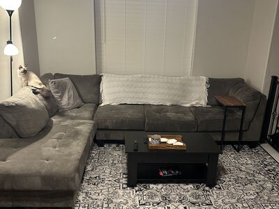 Dark Gray Sectional Couch
