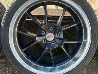 Set Of 20 5x114.3 Staggered Wheels And Tires