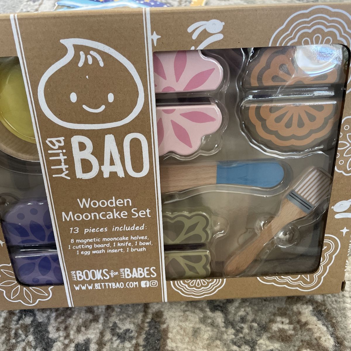 Bitty Bao wooden mooncake set new
