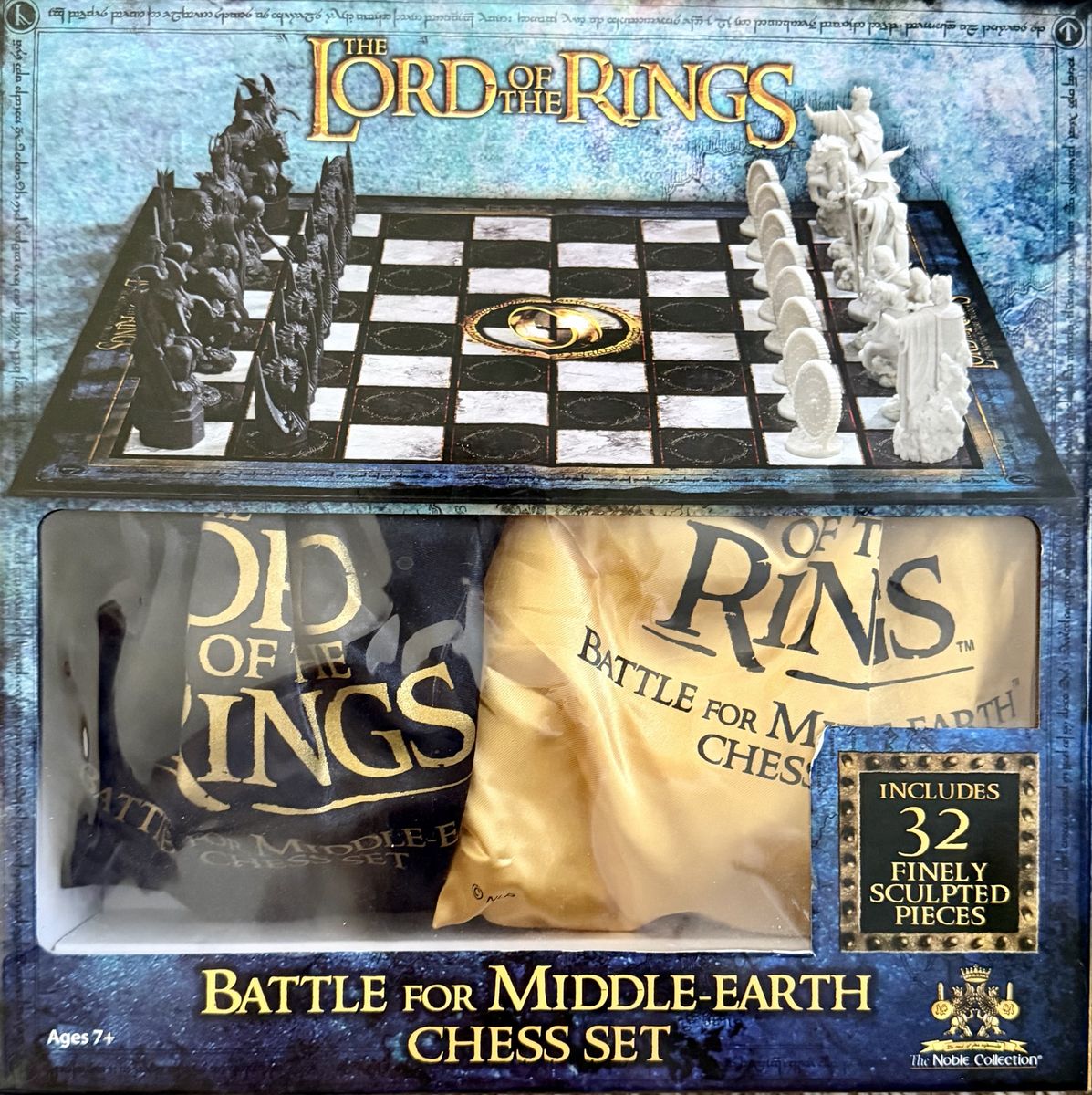 The Lord of the Rings Battle for Middle-Earth Chess Set - 32 Finely Sculpted Pieces