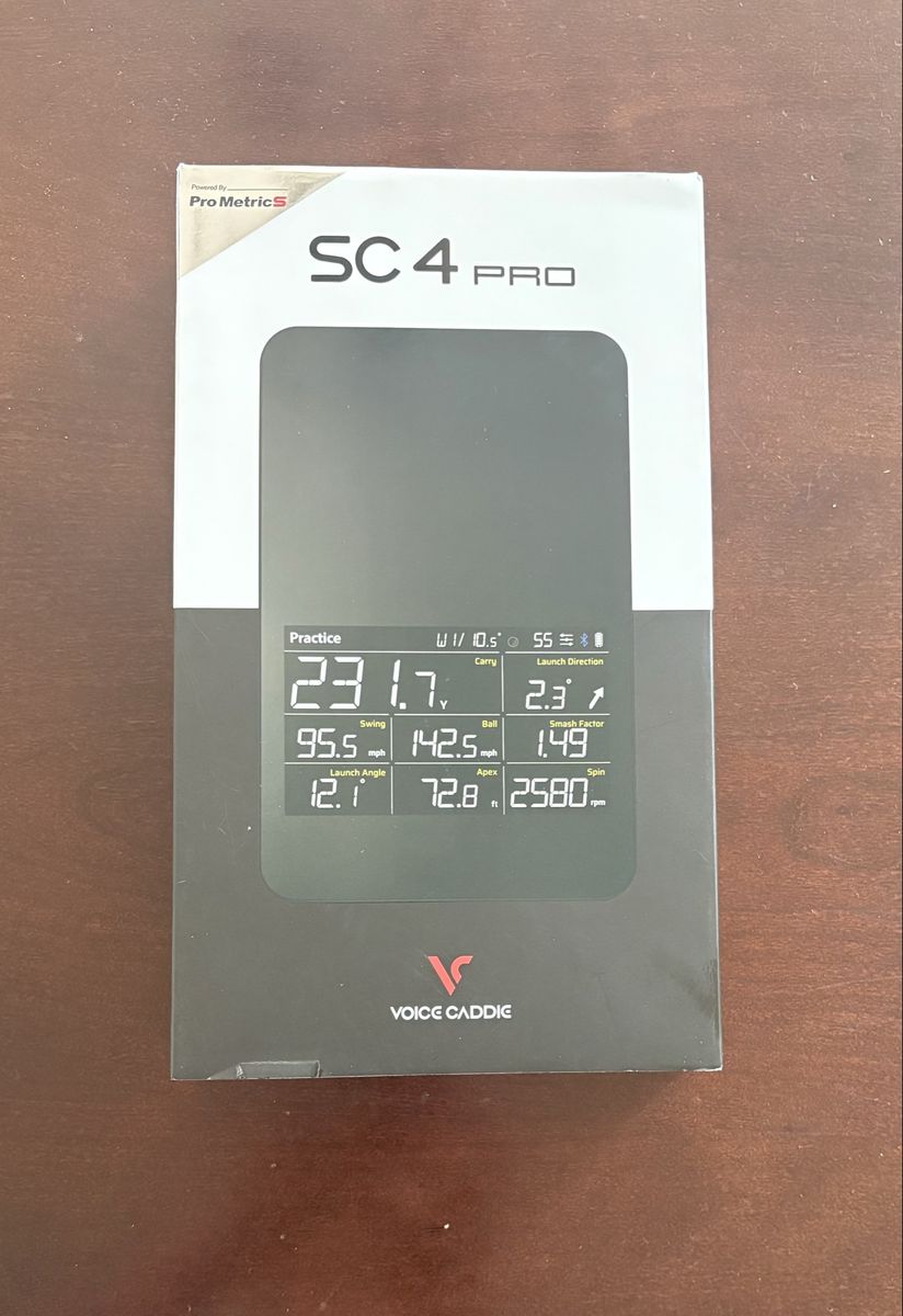 Voice Caddie SC4 Pro Portable Golf Launch Monitor & Simulator - Brand New