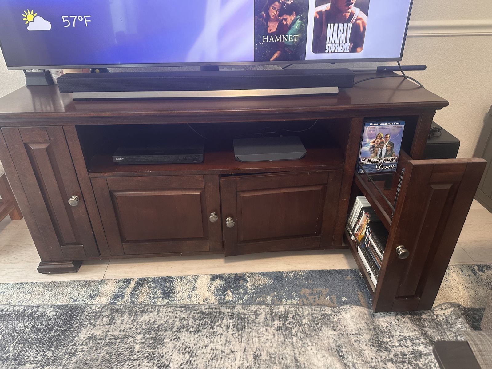 TV Stand Hardwood
