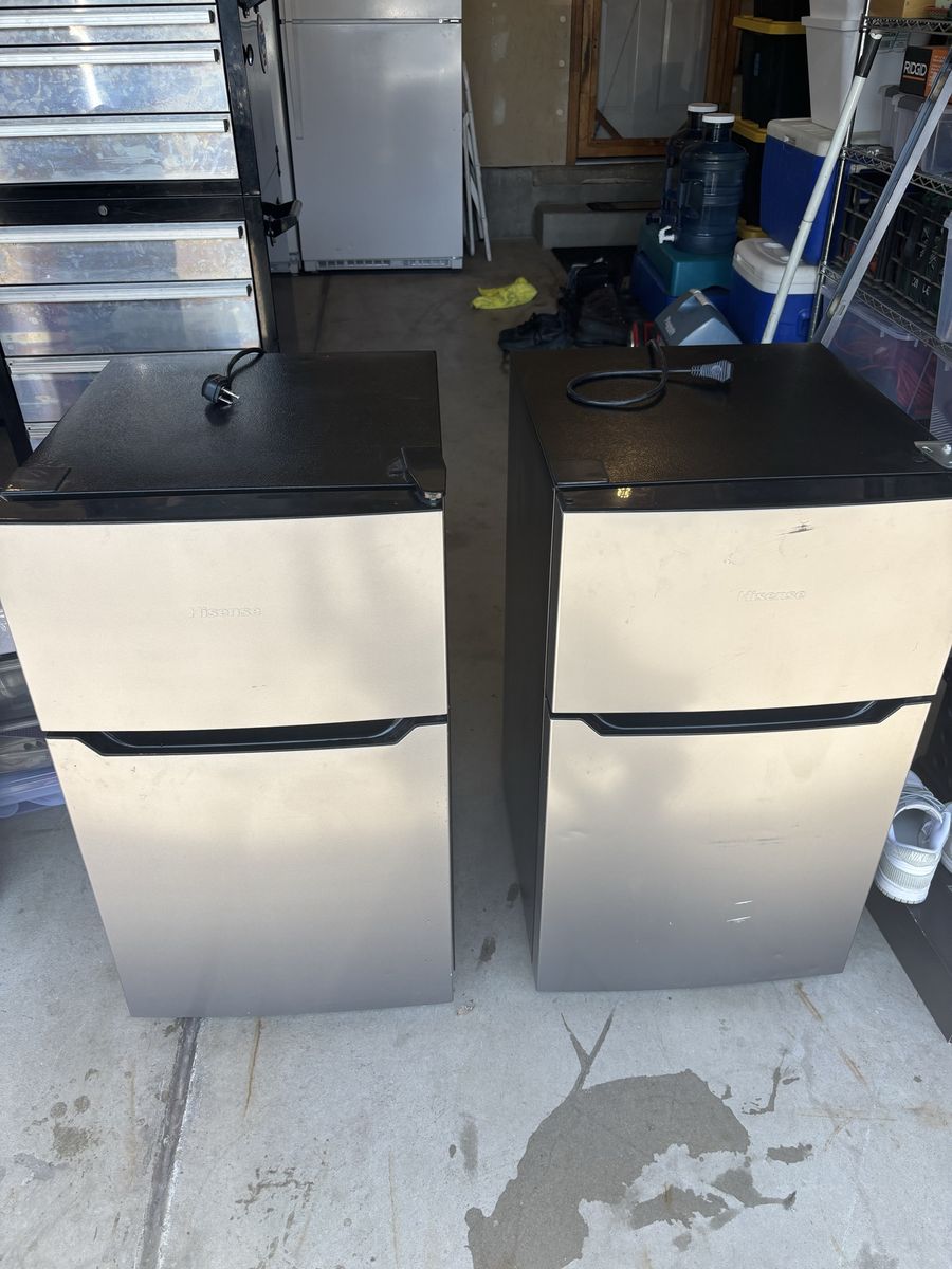 2 mini fridges
