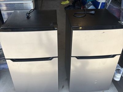 2 mini fridges