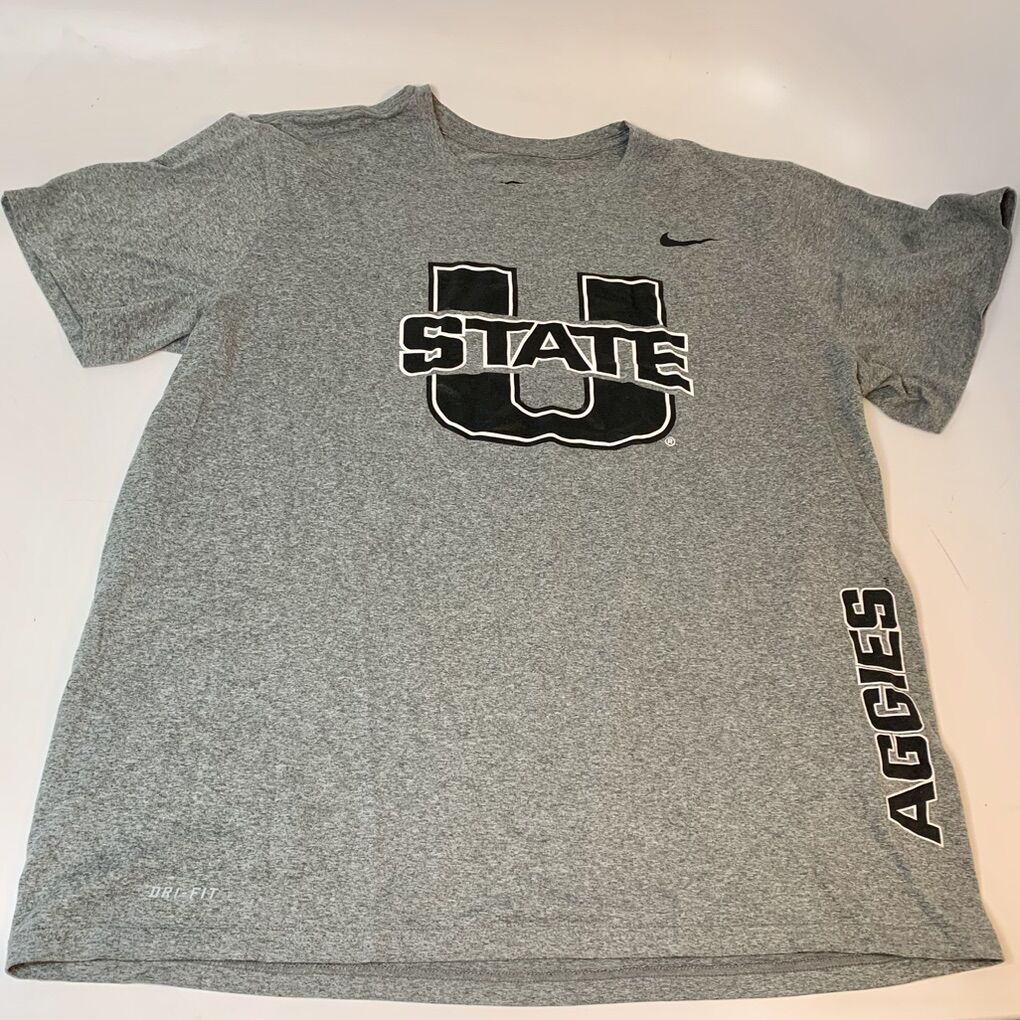 Nike Dry Fit Athletic Shirt Utah State Aggies