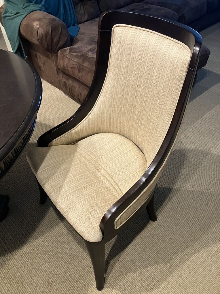 4 Custom Sigla Furniture Rome Tufted Chairs