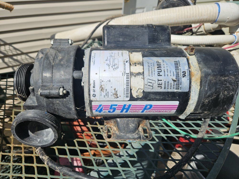 Hydro-Quip 4.5 HP Spa Jet Pump with GE Motor