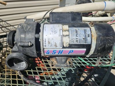 Hydro-Quip 4.5 HP Spa Jet Pump with GE Motor
