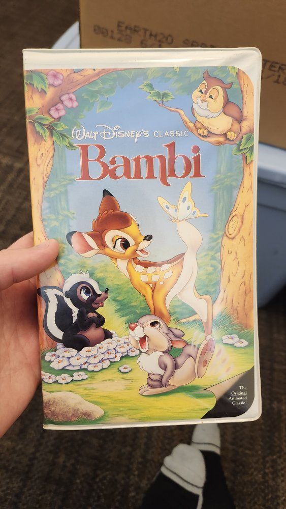*BLACK DIAMOND* Bambi VHS - Classic Version