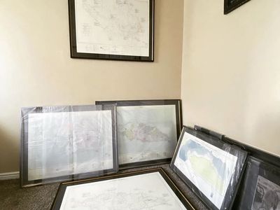 Framed HYDROLOGICAL and GEOLOGICAL maps of Western Samoa/ Samoan Maps 1959