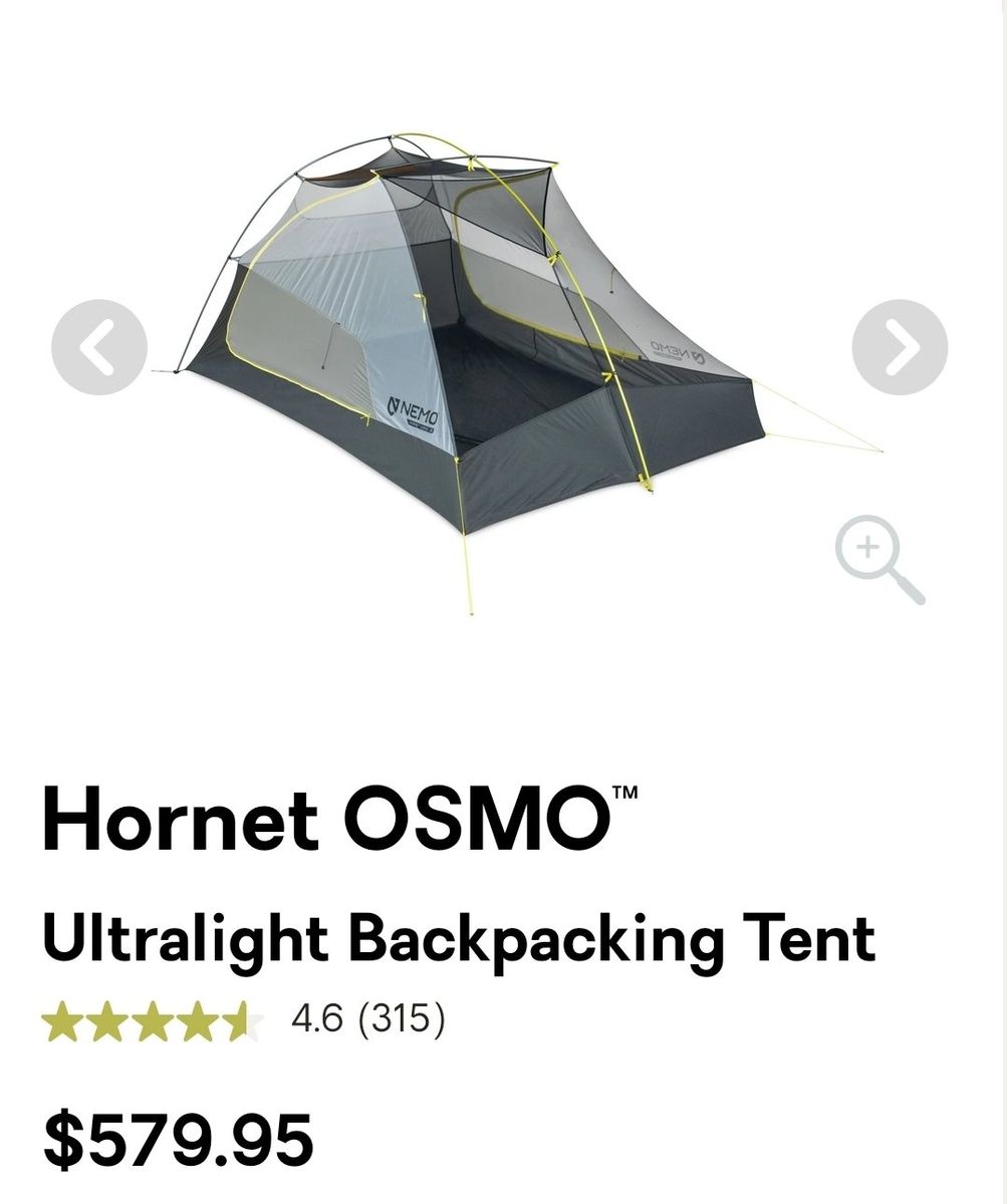 NEMO Dagger OSMO 3-Person Backpacking Tent - NEW