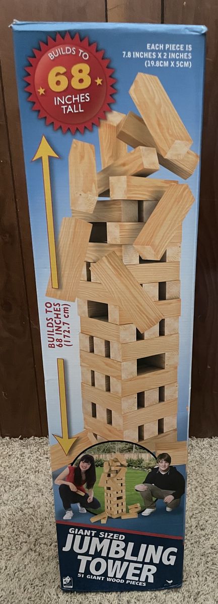 Giant Sized Jumbling Tower Party Game