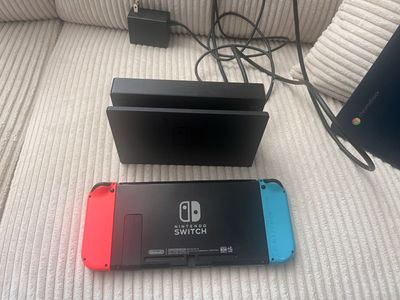 Nintendo Switch Console with Neon Blue/Red Joy-Cons and Dock