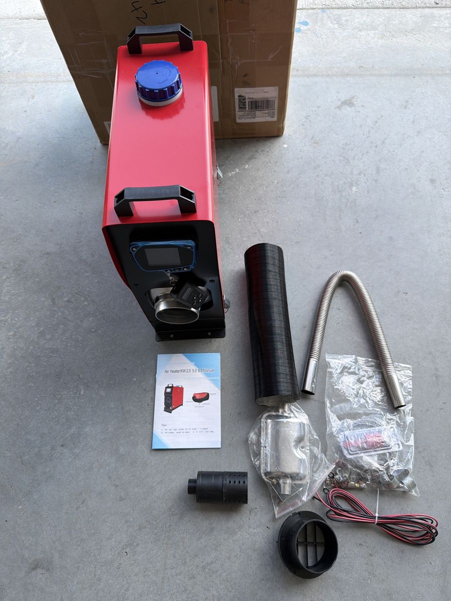 Brand New VEVOR 12V 8KW Diesel Air Heater (Model WF 5001) - Never Used