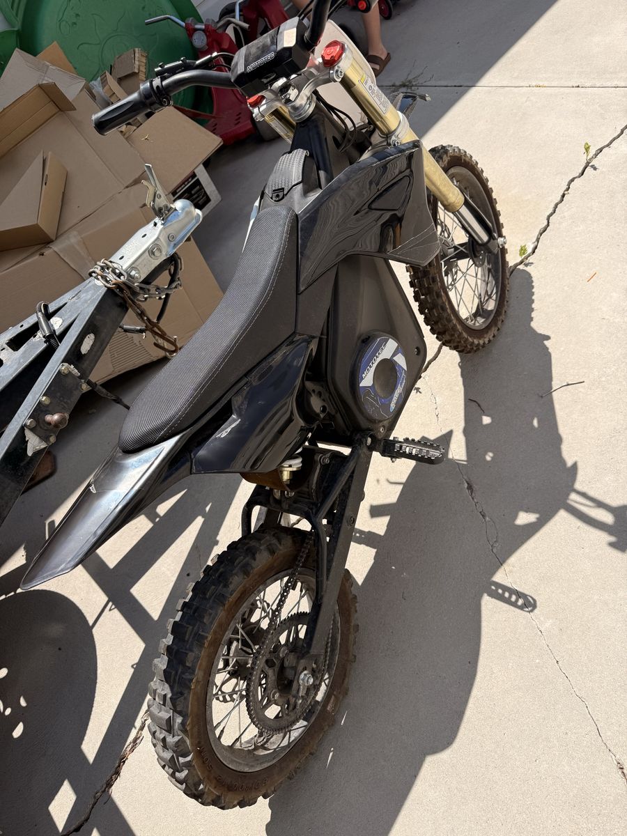 Motec MX Race Electric Dirt Bike - Black, Used, Needs Charger