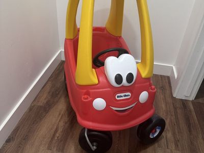 Little Tikes Cozy Coupe Ride-On Toy Car - Red and Yellow