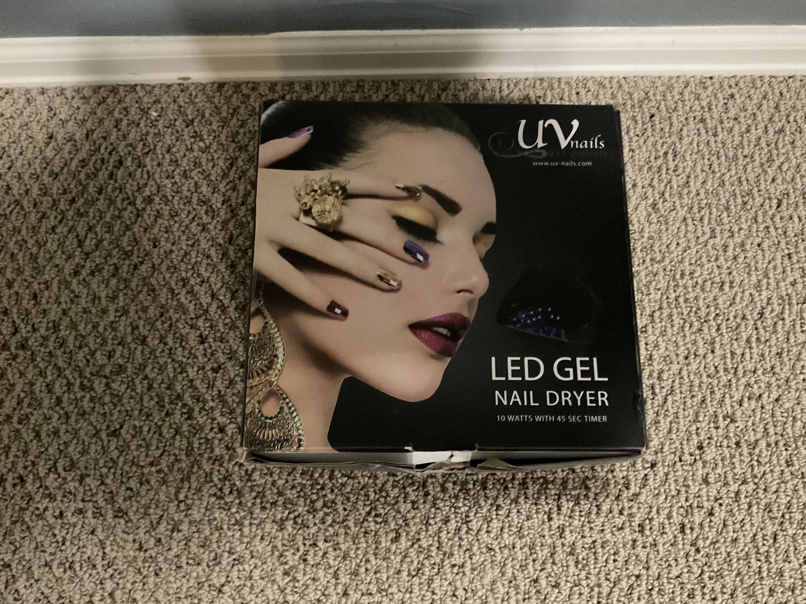 Gel nail drying machine