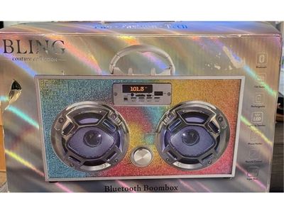 Bling Bluetooth Boombox New