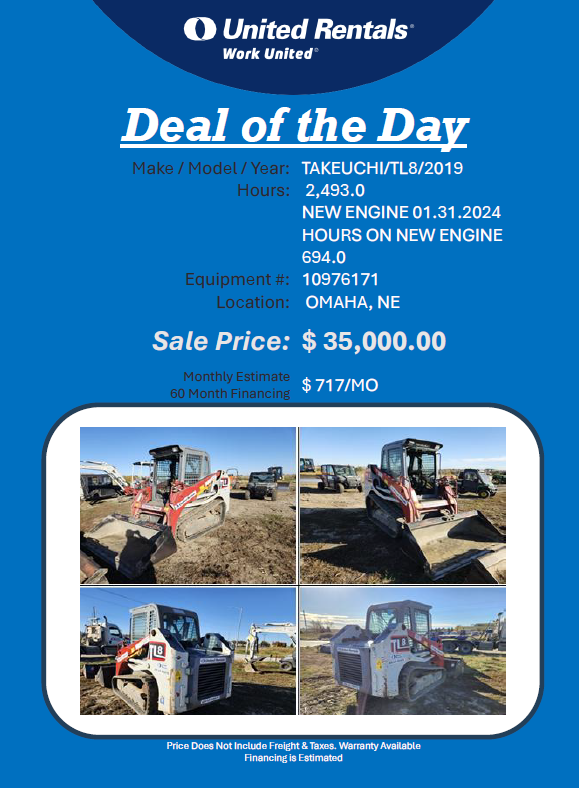 Skid Steer Track Takeuchi 2019