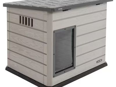 Lifetime Large Deluxe Doghouse with Heating Option