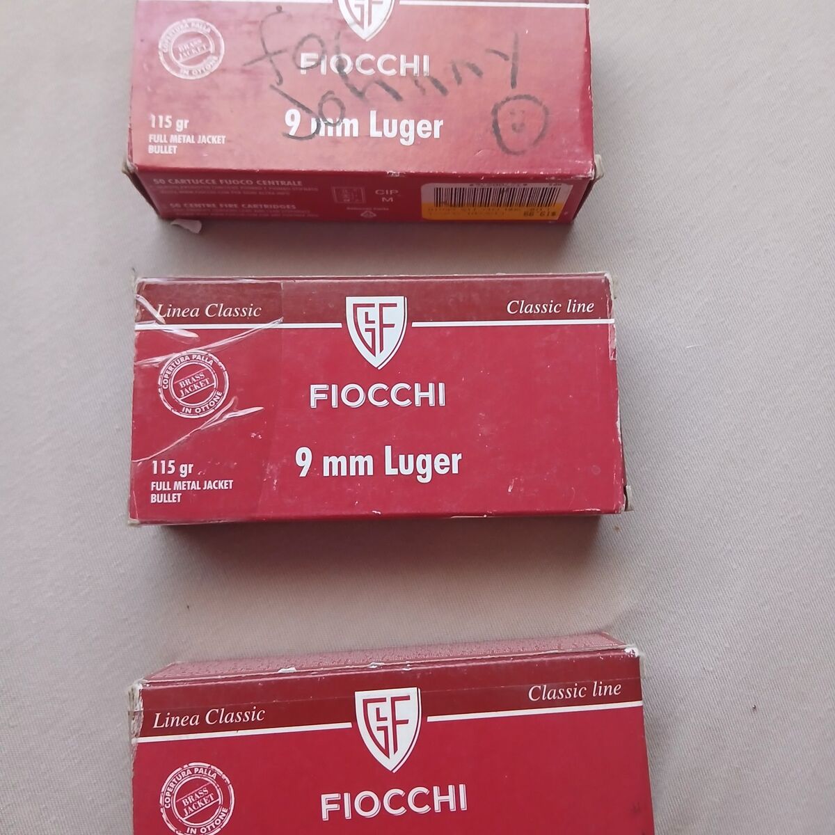 FIOCCHI 9mm luger