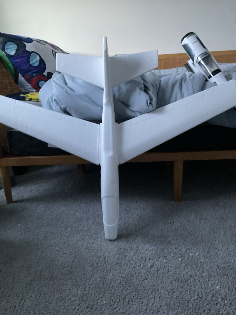 White Foam RC Airplane Body