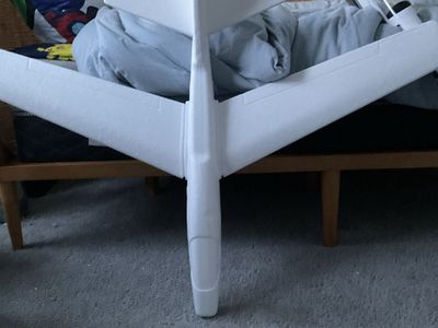 White Foam RC Airplane Body