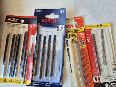 Assorted Jigsaw Blade Packs - Bosch, Skil (T-Shank & U-Shank)z