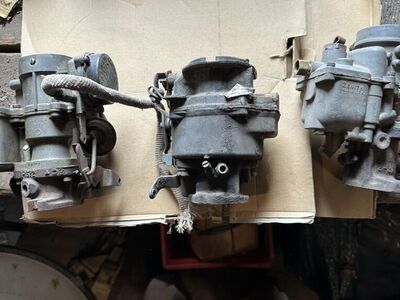 Three One Barrel Carbs-Carter, No Name, Zenith