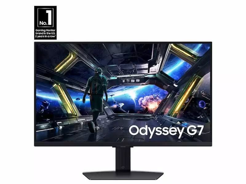 Samsung 27" Odyssey G7 (G70D) 4K UHD IPS 144Hz 1ms(GtG) Smart Gaming Monitor