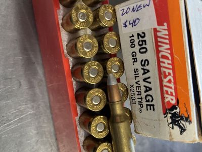 250 Savage Factory Ammo And Brass.