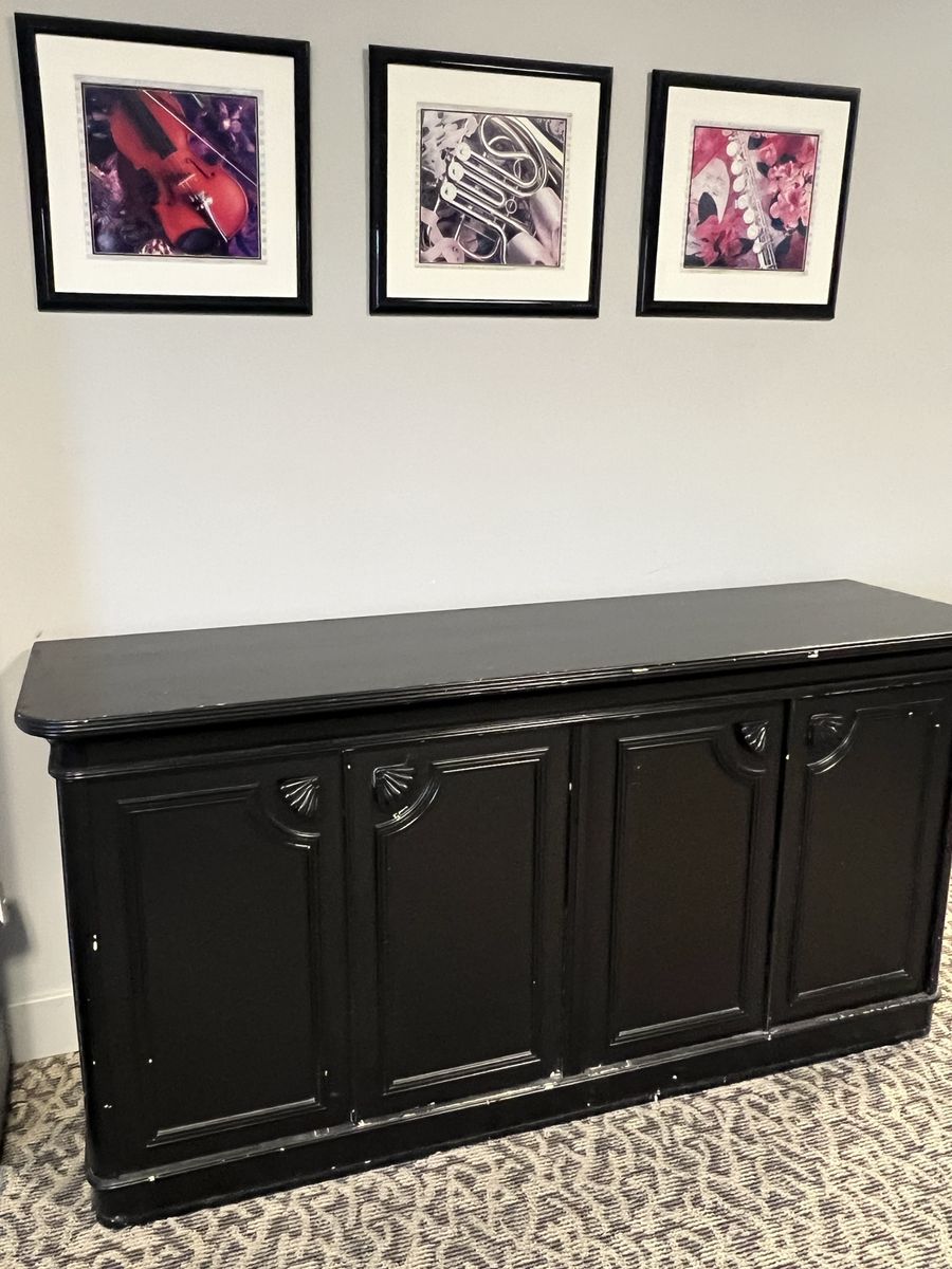 FREE Black Storage Cabinet - 72" Wide (You Haul)